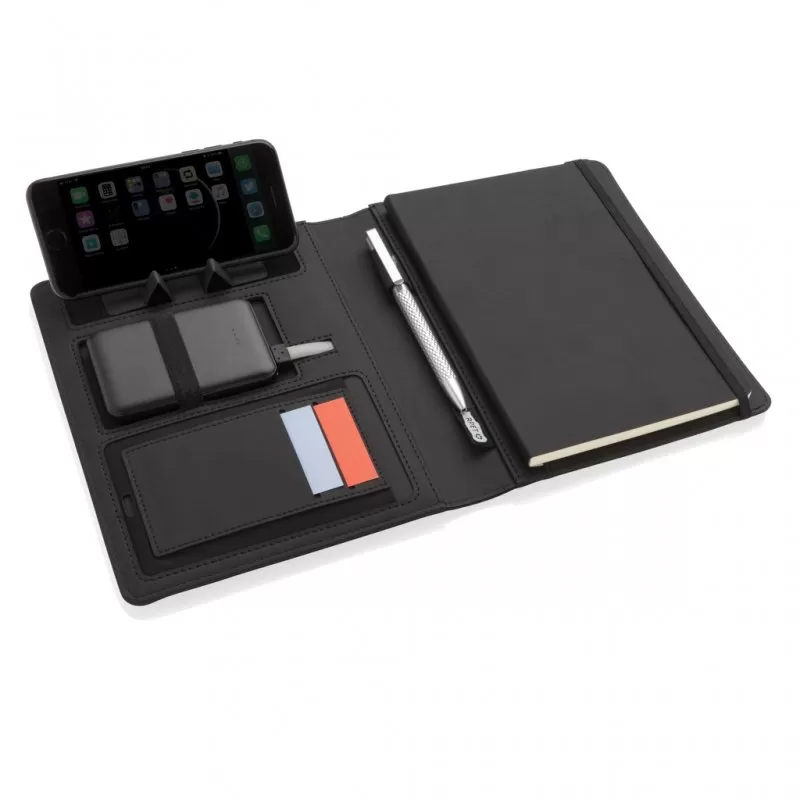 Air 5W wireless charging notebook with 5000mAh powerbank