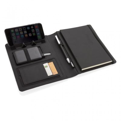 Air 5W wireless charging notebook with 5000mAh powerbank