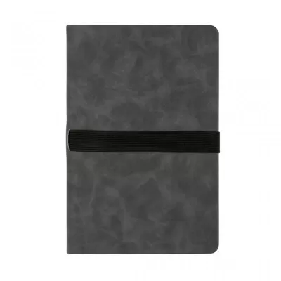 Deluxe hardcover PU notebook A5 with phone and pen holder