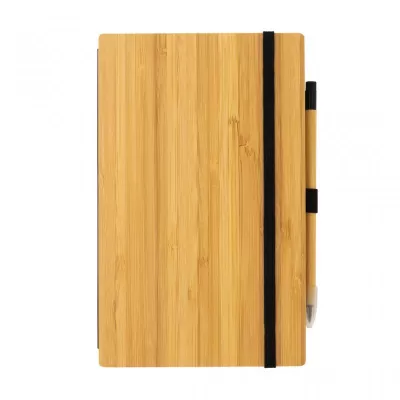 Bamboo notebook and infinity pencil set