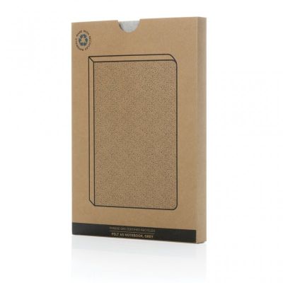 Phrase GRS certified recycled felt A5 notebook