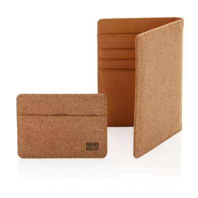 Cork secure RFID passport cover