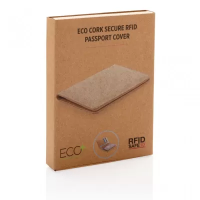 Cork secure RFID passport cover