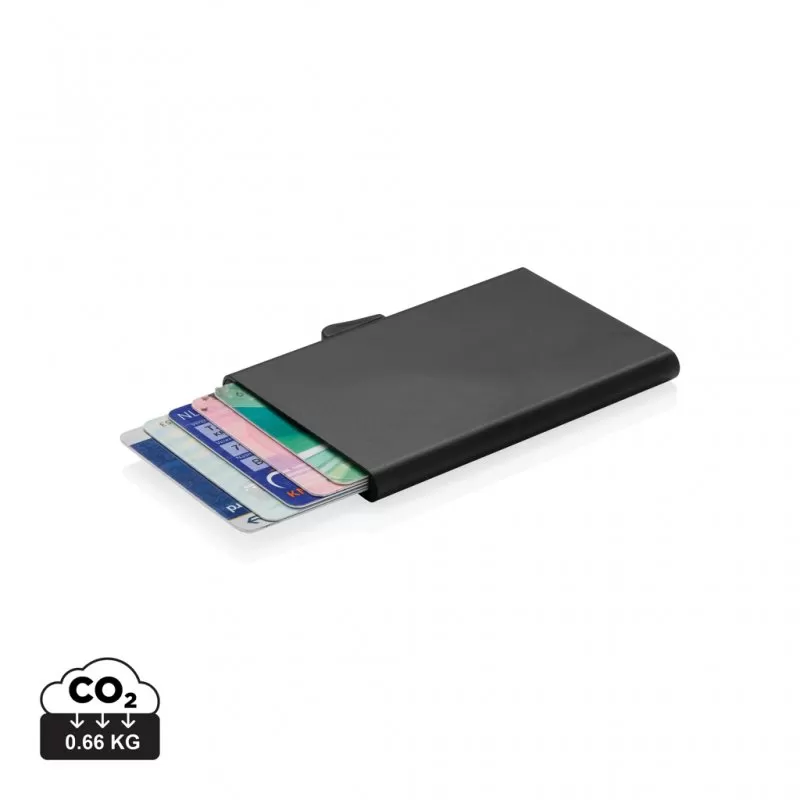 C-Secure aluminium RFID card holder