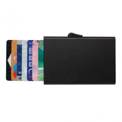 C-Secure aluminium RFID card holder