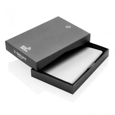 C-Secure aluminium RFID card holder