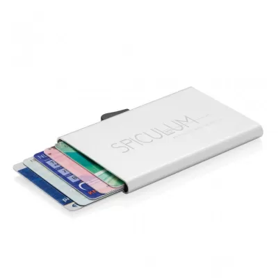 C-Secure aluminium RFID card holder