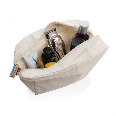 Impact Aware™ 285 gsm rcanvas toiletry bag undyed