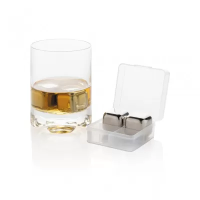 Re-usable stainless steel ice cubes 4pc