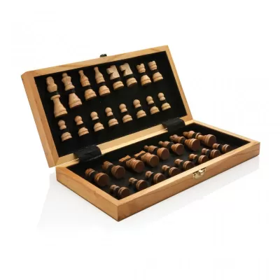 Luxury wooden foldable chess set