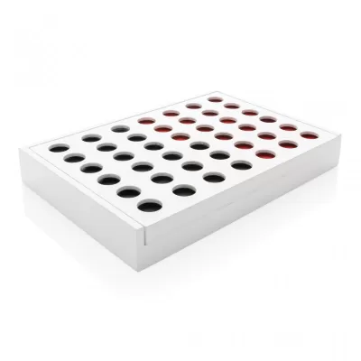 Connect four wooden game