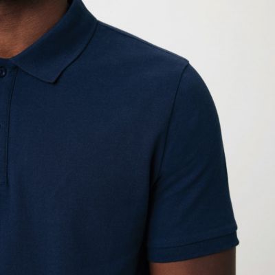 Iqoniq Yosemite recycled cotton pique polo