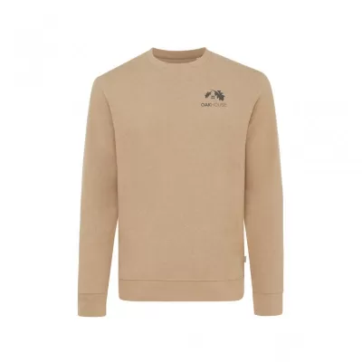 Iqoniq Denali recycled cotton crew neck undyed