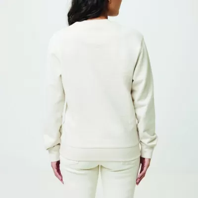 Iqoniq Denali recycled cotton crew neck undyed