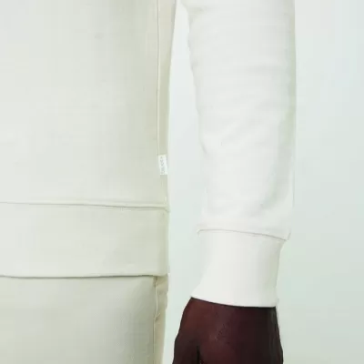 Iqoniq Denali recycled cotton crew neck undyed