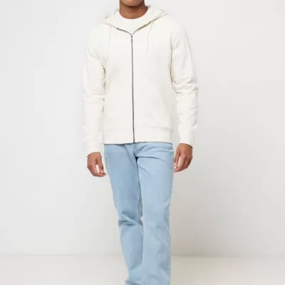 Iqoniq Abisko recycled cotton zip through hoodie