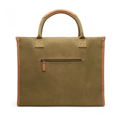 VINGA Bosler RCS recycled canvas office tote