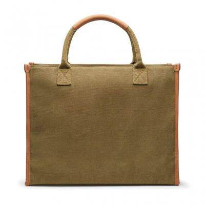 VINGA Bosler RCS recycled canvas office tote