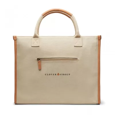 VINGA Bosler RCS recycled canvas office tote