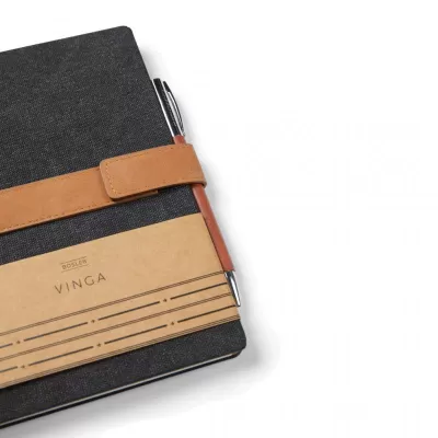 VINGA Bosler RCS recycled canvas notebook