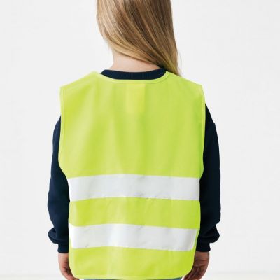 GRS recycled PET high-visibility safety vest 3-6 years