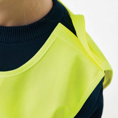 GRS recycled PET high-visibility safety vest 3-6 years