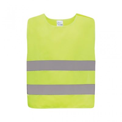 GRS recycled PET high-visibility safety vest 7-12 years