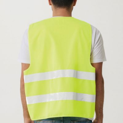 GRS recycled PET high-visibility safety vest