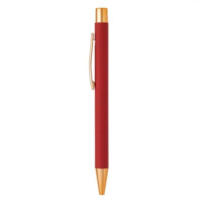 TITANIUM ROSE GOLD, metalna hemijska olovka, crvena
