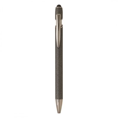 BOLD, metalna hemijska olovka sa papirnom navlakom, tamno siva