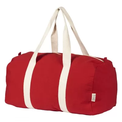 BOUNTY, sportska torba od recikliranog pamuka, 320 g/m2, crvena