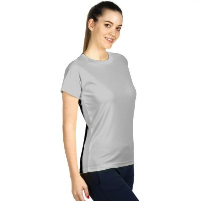 CROSSFIT LADY, ženska sportska majica kratkih rukava, 130 g/m2, siva
