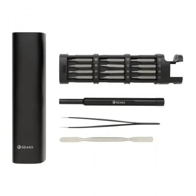 Gear X RCS recycled aluminium precision screwdriver set 46pc