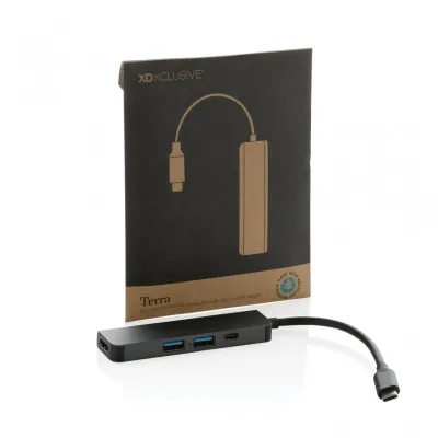Terra RCS recycled aluminium hub with HDMI input