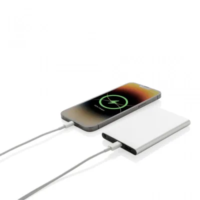 RCS recycled plastic/aluminium 4000mah powerbank with type C