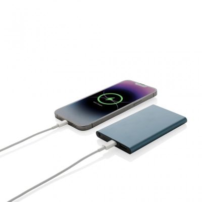 RCS recycled plastic/aluminium 4000mah powerbank with type C