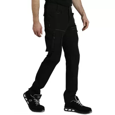 PANTHER PANTS S, elastične radne pantalone, crna