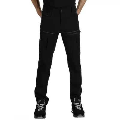 PANTHER PANTS S, elastične radne pantalone, crna