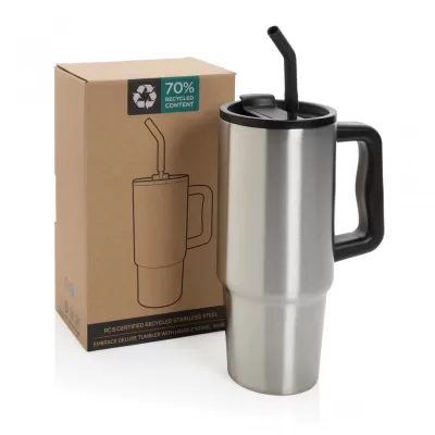 Embrace deluxe RCS recycled stainless steel tumbler 900ml