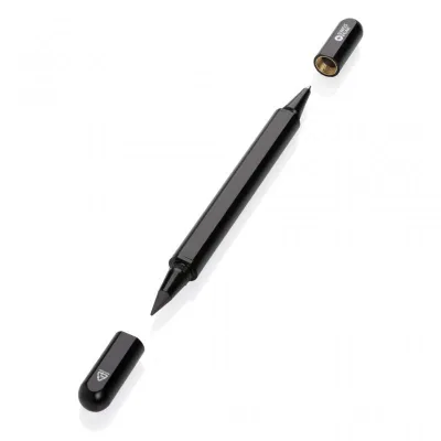Swiss Peak Storm RCS recycled aluminium dual tip pen