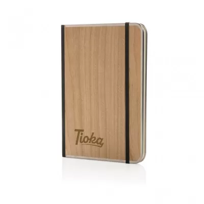 Treeline A5 wooden cover deluxe notebook