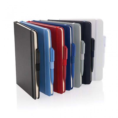 Sam A5 RCS certified bonded leather classic notebook