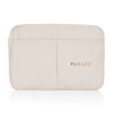 Laluka AWARE™ recycled cotton 15.6 inch laptop sleeve