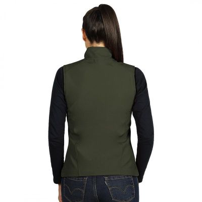 SKIPPER VEST WOMEN, ženski softshell prsluk, maslinasti