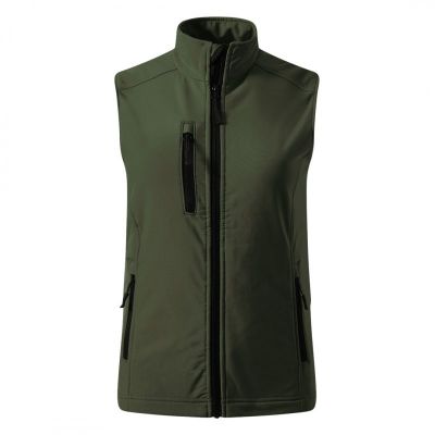 SKIPPER VEST WOMEN, ženski softshell prsluk, maslinasti