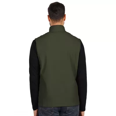 SKIPPER VEST, softshell prsluk, maslinasti