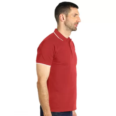 ATLANTIC, polo majica, 190 g/m2, crvena