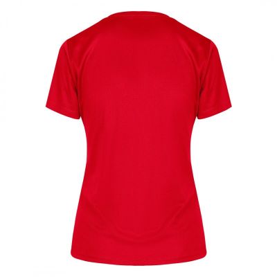 CROSSFIT LADY, ženska sportska majica kratkih rukava, 130 g/m2, crvena