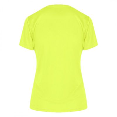 CROSSFIT LADY, ženska sportska majica kratkih rukava, 130 g/m2, neon žuta