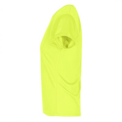 CROSSFIT LADY, ženska sportska majica kratkih rukava, 130 g/m2, neon žuta